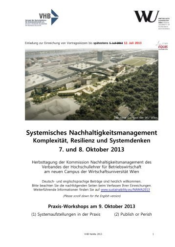 Systemisches Nachhaltigkeitsmanagement - Institute for Managing ...