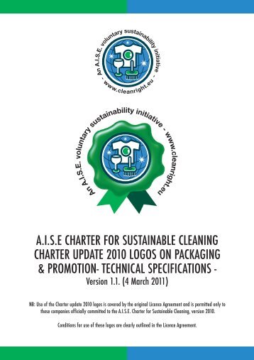 aise charter for sustainable cleaning charter update 2010 logos on ...
