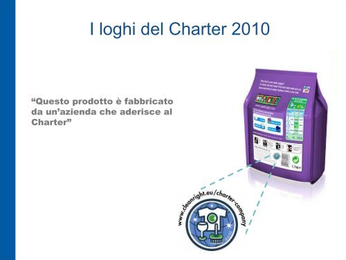 Il Charter A.I.S.E per una pulizia sostenibile Le modifiche 2010