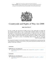 Countryside and Rights of Way Act 2000 - Sustainable Aggregates