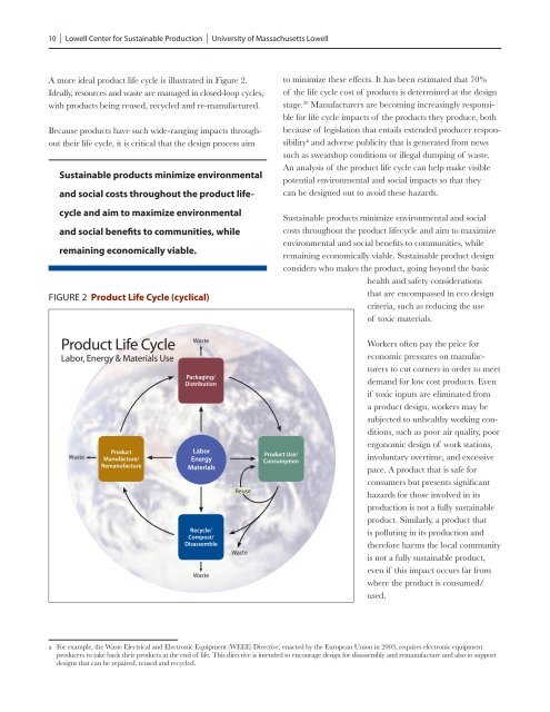 Download - The Lowell Center Framework for Sustainable Products