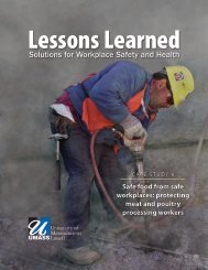 Solutions for Workplace Safety and Health - Lowell Center for ...