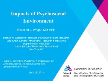 Impacts of Psychosocial Environment