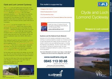 Clyde and Loch Lomond Cycleway - Sustrans