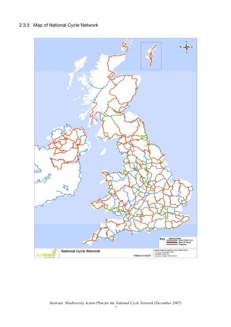 Biodiversity Action Plan for the National Cycle Network ... - Sustrans