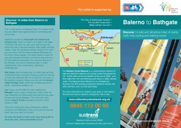 Balerno to Bathgate - Sustrans