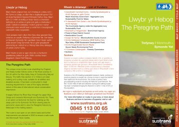 sus140_print_peregrine path leaflet - Sustrans