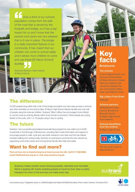 Download the case study (pdf) - Sustrans