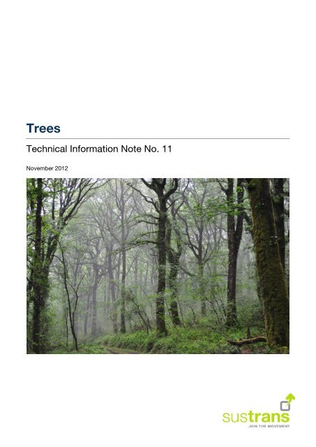 Technical Note 11 - Trees - Sustrans