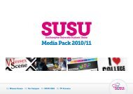 Media Pack 2010/11 - Southampton University Students Union