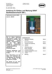 Einbau - Franz Suter GmbH Pumpen und Systeme