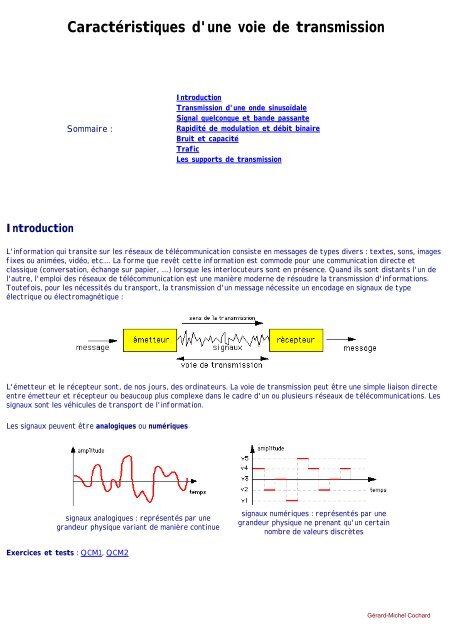 Technologies des rÃ©seaux de communication - UVT e-doc ...