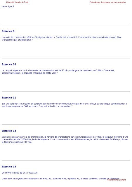 Technologies des rÃ©seaux de communication - UVT e-doc ...