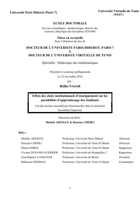 Download (4Mb) - UVT e-doc - UniversitÃ© Virtuelle de Tunis