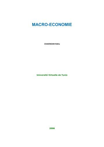 MACRO-ECONOMIE - UVT e-doc - UniversitÃ© Virtuelle de Tunis