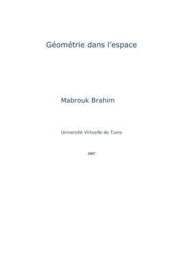 Download (1004Kb) - UVT e-doc - UniversitÃ© Virtuelle de Tunis