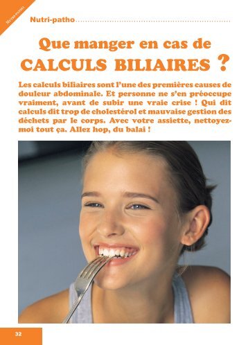 CALCULS BILIAIRES