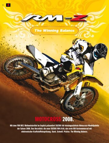 motocross 2008. - Suzuki