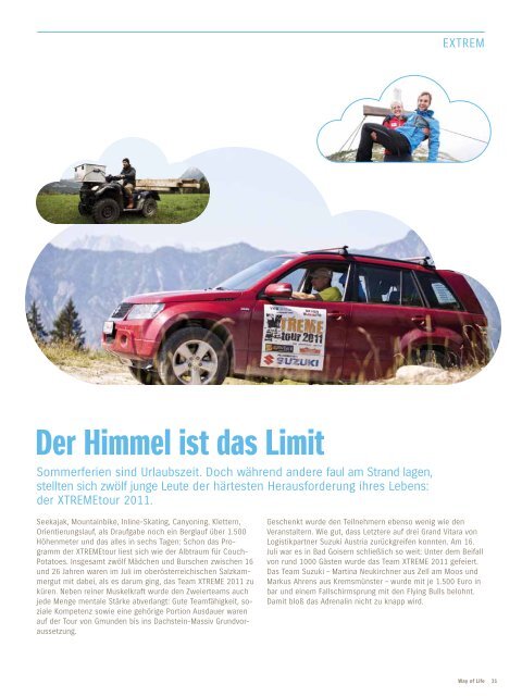 Way of Life Frühling 2015 | Ausgabe 10