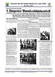 Die Geschichte des Schützenvereins 1934 - SV Boele