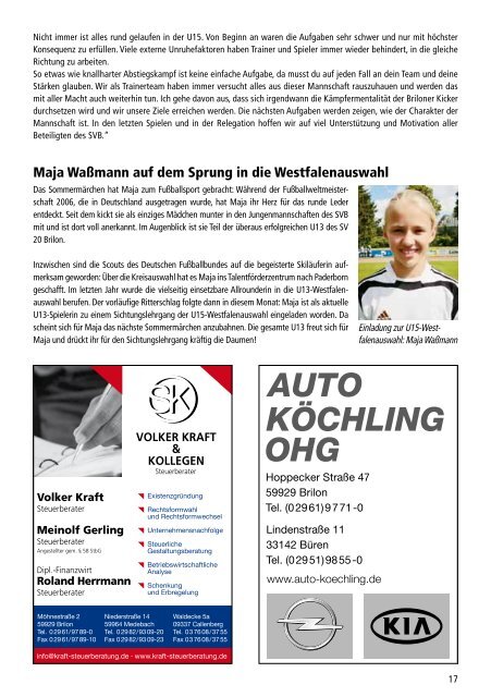 11. Ausgabe vom 26.05.2013 (PDF 7,00MB) - SV 20 Brilon