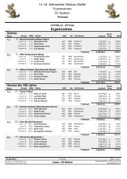 ERGEBNISLISTE 4 - ASV Gossensass