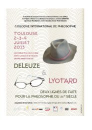 deleuze et lyotard