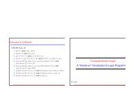 Computational Logic A âHands-onâ Introduction to Logic Programming