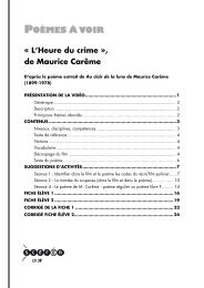 L'heure du crime de Maurice Carême - Lesite.tv pour tous