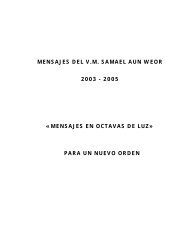 MENSAJES DEL V.M. SAMAEL AUN WEOR 2003 - 2005 ...