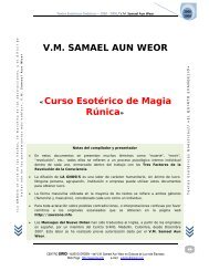 V.M. SAMAEL AUN WEOR «Curso Esotérico de Magia Rúnica»