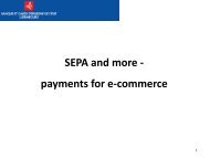 SEPA and more - payments for e-commerce - CLC