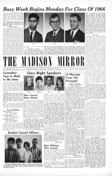 June 10, 1966 (The Madison Mirror, 1925 - 1969) - Dane County ...