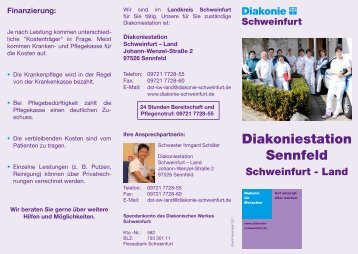 Flyer herunterladen - Diakonie Schweinfurt