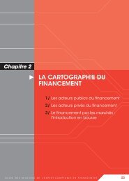 La cartographie des acteurs du financement - Conseil SupÃ©rieur de l ...