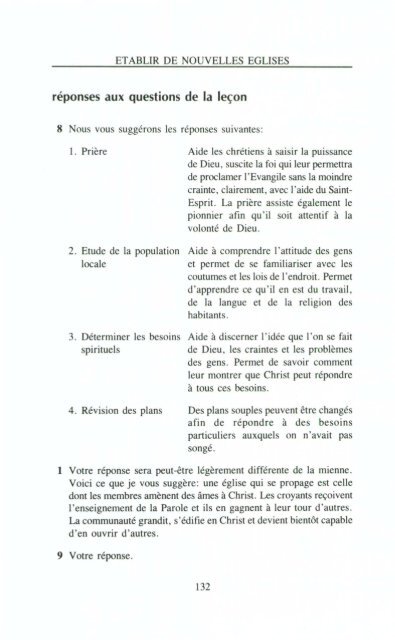 Ãtablir de nouvelles Ãglises