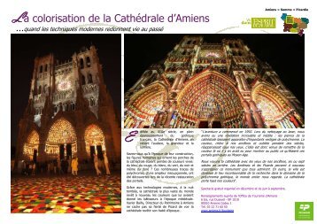 La colorisation de la CathÃ©drale d'Amiens - ComitÃ© RÃ©gional ...