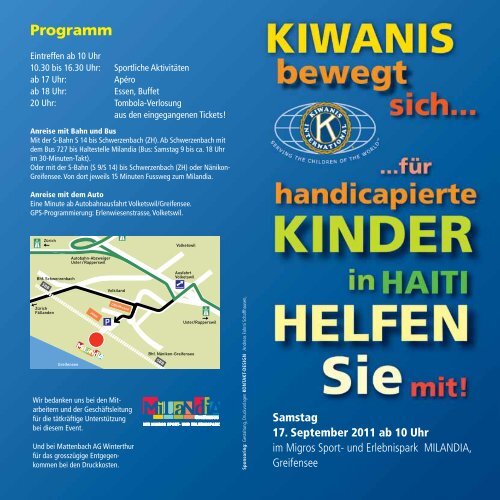 Flyer - Kiwanis