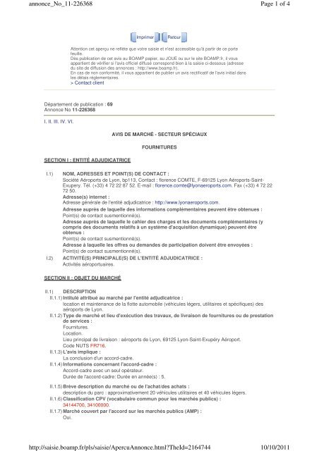 Page 1 of 4 annonce_No_11-226368 10/10/2011 http://saisie ...