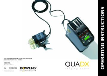 QuadX 3000 - Bowens