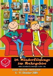 26. Kinderfilmtage im Ruhrgebiet - Essener Filmkunsttheater GmbH