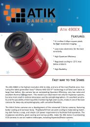 Atik 490EX Brochure - First Light Optics