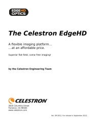 Celestron EdgeHD White Paper - First Light Optics