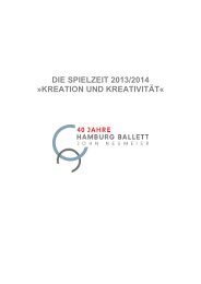 Spielzeit 2013/2014 - Hamburg Ballett