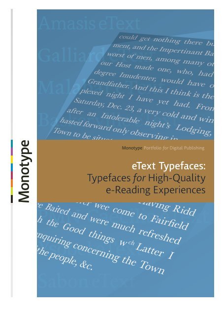 eText Typefaces - Amazon Web Services