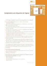 Comprendre une étiquette de Cognac - Bureau national ...