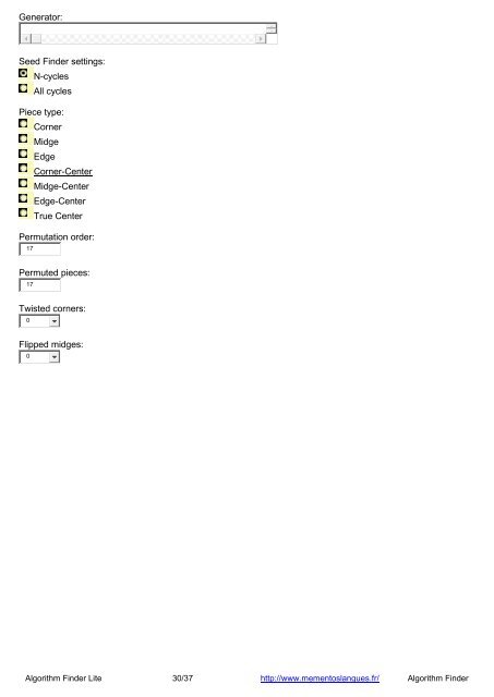 Algorithm Finder Lite - mementoslangues.fr