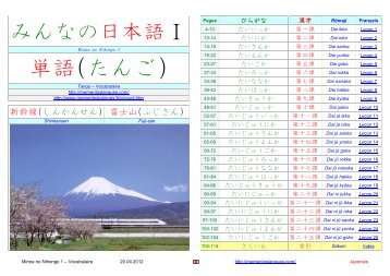 単語(たんご) - mementoslangues.fr