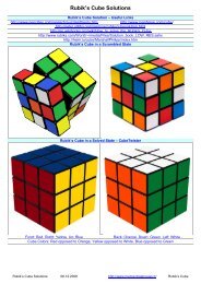 Rubik's Cube Solutions - mementoslangues.fr