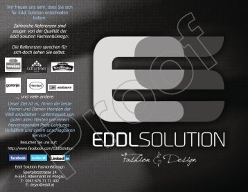 Eddl Solution Fashion&Design Broschüre 